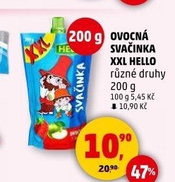 Ovocná kapsička Hello