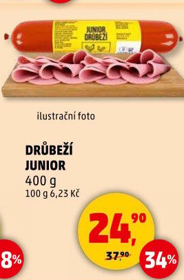 Salám drůbeží Junior