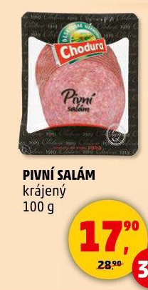 Salám pivní Beskydské uzeniny Chodura