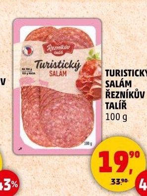 Salám turistický Řezníkův talíř