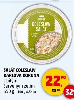 Salát coleslaw Karlova Koruna
