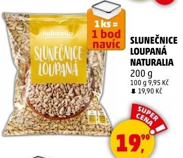Slunečnice loupaná Naturalia
