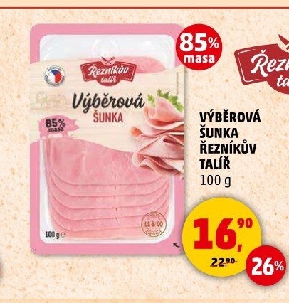 Šunka výběrová Řezníkův talíř