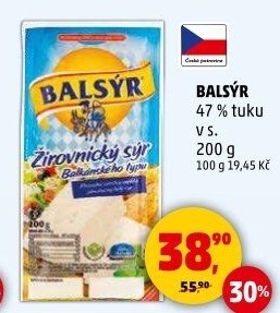 Sýr Balsýr Mlékárna Žirovnice