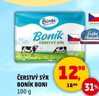 Sýr čerstvý Boník Boni
