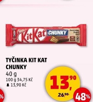 Tyčinka Chunky Kit Kat Nestlé