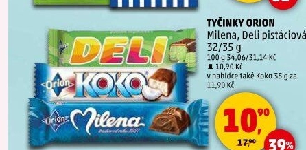 Tyčinka Milena Orion