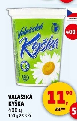 Valašská kyška Mlékárna Valašské Meziříčí