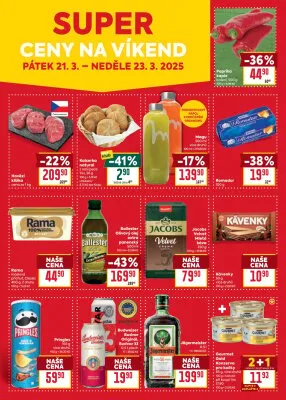 akční leták BILLA 19.3.2025-25.3.2025