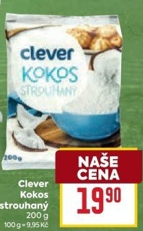 Kokos strouhaný Clever