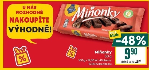 Oplatky Miňonky Opavia