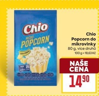 Popcorn do mikrovlnky Chio
