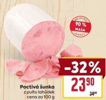 Šunka poctivá nejvyšší jakosti