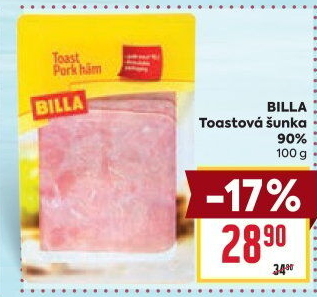 Šunka toastová Billa