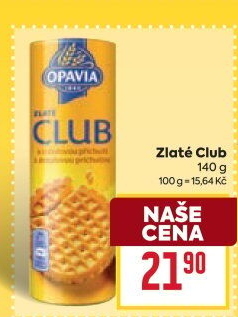 Sušenky Zlaté Club Opavia