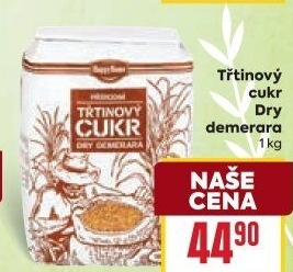 Třtinový cukr Dry Demerara HappyHome