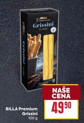 Tyčinky Grissini Billa Premium