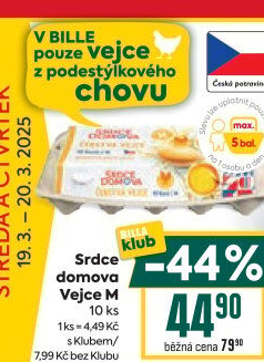 Vejce z podestýlky M Srdce Domova