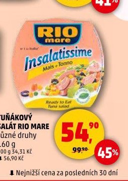 TUŇÁKOVÝ SALÁT RIO MARE