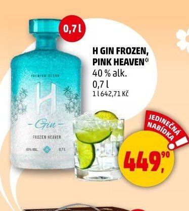 H GIN FROZEN, PINK HEAVEN