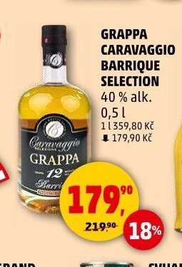 GRAPPA CARAVAGGIO BARRIQUE SELECTION