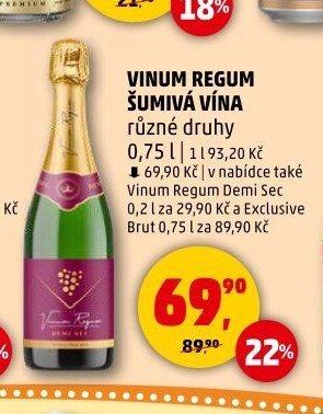 VINUM REGUM ŠUMIVÁ VÍNA