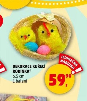 DEKORACE KUŘECÍ RODINKA*