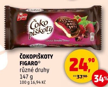 Čokopiškoty Figaro
