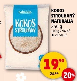 Kokos strouhaný Naturalia