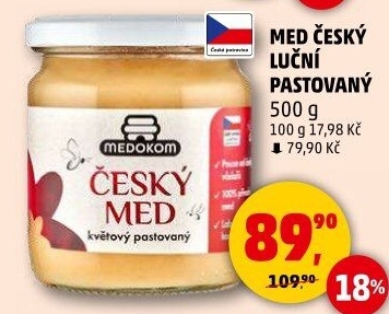 Med luční pastovaný Medokom