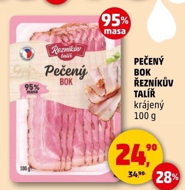 Pečený bok Řezníkův talíř