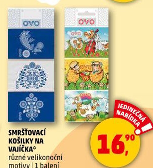 Smršťovací košilky na vajíčka OVO