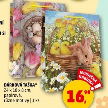 Velikonoční papírový sáček / taška