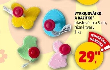 Vykrajovátka plastová