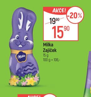 Milka Zajíček 15 g