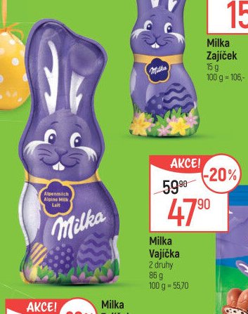 Milka Zajíček 45 g