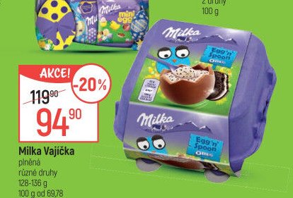 Milka Vajíčka 128-136 g