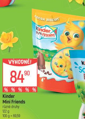 Čokoládové figurky Mini Friends Kinder