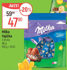 Čokoládové kuličky mini Milka