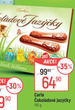Jazýčky čokoládové Carla