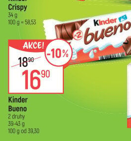 Tyčinka Bueno Kinder