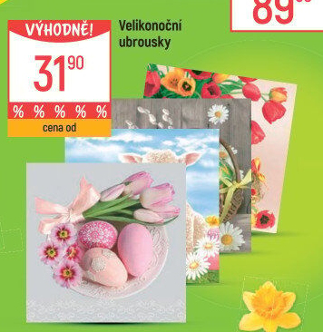 Ubrousky papírové velikonoční