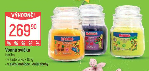 Vonná svíčka Haribo