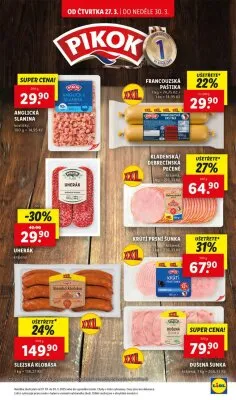 akční leták Lidl 27.3.2025-30.3.2025