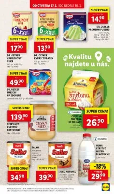 akční leták Lidl 27.3.2025-30.3.2025