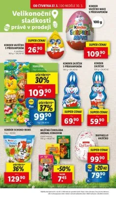 akční leták Lidl 27.3.2025-30.3.2025