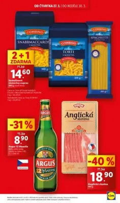 akční leták Lidl 27.3.2025-30.3.2025