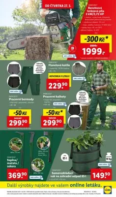 akční leták Lidl 27.3.2025-30.3.2025