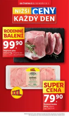 akční leták Lidl 27.3.2025-30.3.2025