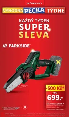 akční leták Lidl 27.3.2025-30.3.2025